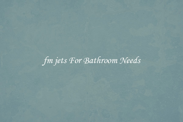 fm jets For Bathroom Needs