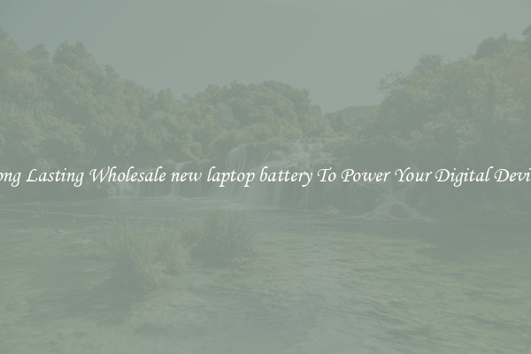 Long Lasting Wholesale new laptop battery To Power Your Digital Devices