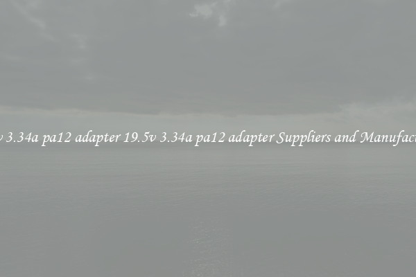 19.5v 3.34a pa12 adapter 19.5v 3.34a pa12 adapter Suppliers and Manufacturers