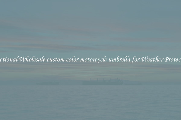 Functional Wholesale custom color motorcycle umbrella for Weather Protection 