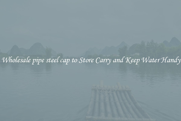 Wholesale pipe steel cap to Store Carry and Keep Water Handy