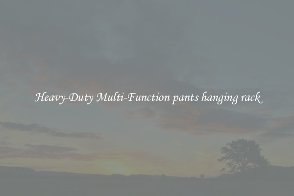 Heavy-Duty Multi-Function pants hanging rack