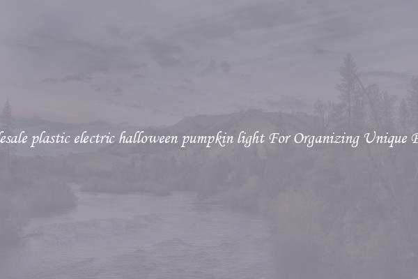 Wholesale plastic electric halloween pumpkin light For Organizing Unique Parties